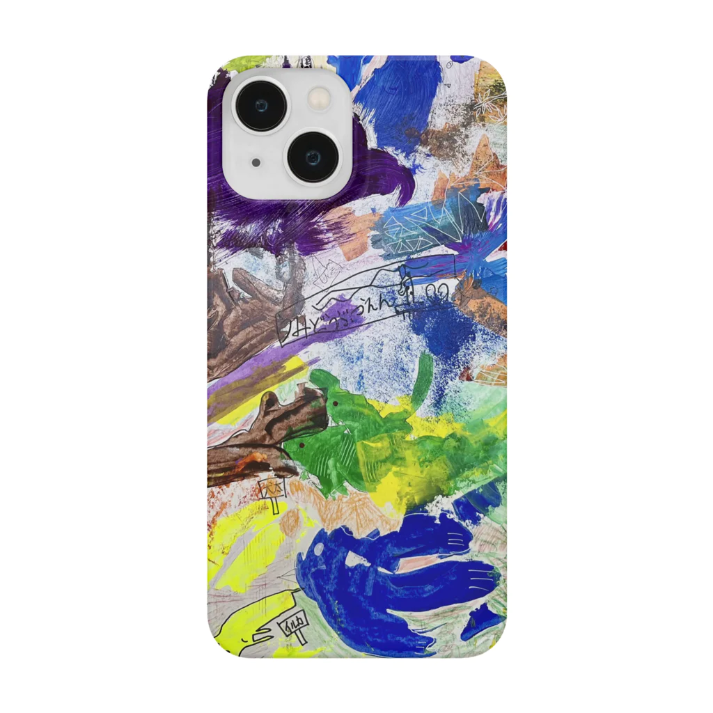 art workshop Huuのteam アニマルチルドレン Smartphone Case