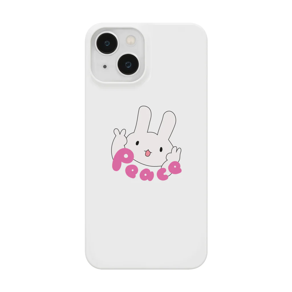 USAGI DESIGN -emi-のピース スマホケース