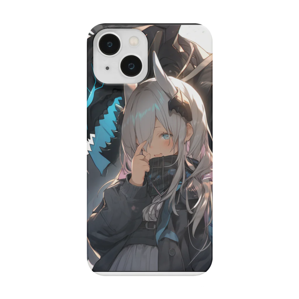 horceの馬　擬人化 未来都市 Smartphone Case