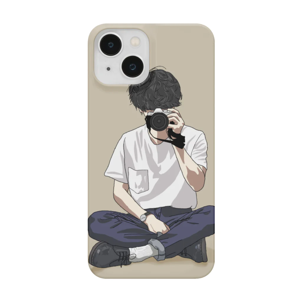 ろととの黒髪もしゃもしゃくんスマホケース Smartphone Case