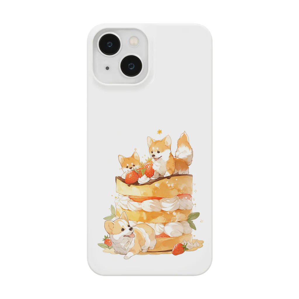 あざらしやのコーギーとパンケーキ Smartphone Case