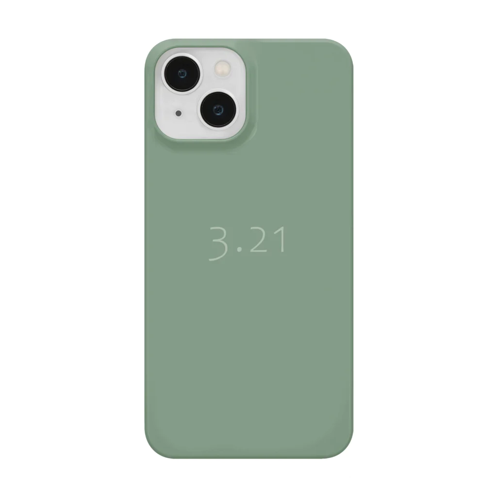 「Birth Day Colors」バースデーカラーの専門店の3月21日の誕生色「バジル」 iPhone Smartphone Case