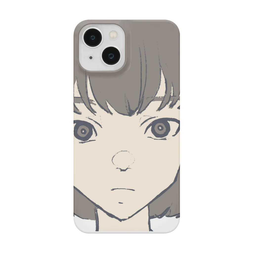 designed by shinoのショートボブちゃん スマホケース