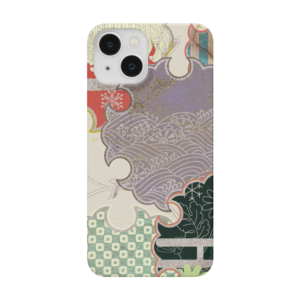 無孔笛の雪輪 Smartphone Case