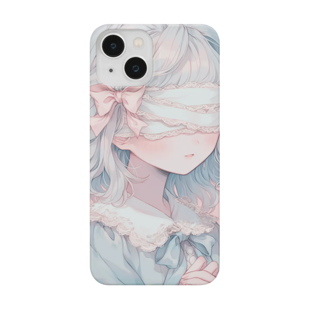 mukiringの目隠し少女 Smartphone Case