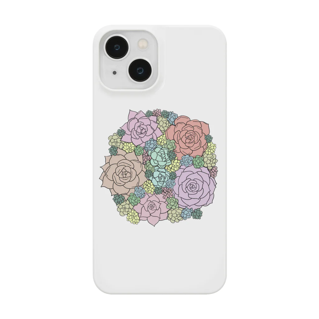 T’s succulentの多肉植物　寄植え編　vol.1 Smartphone Case