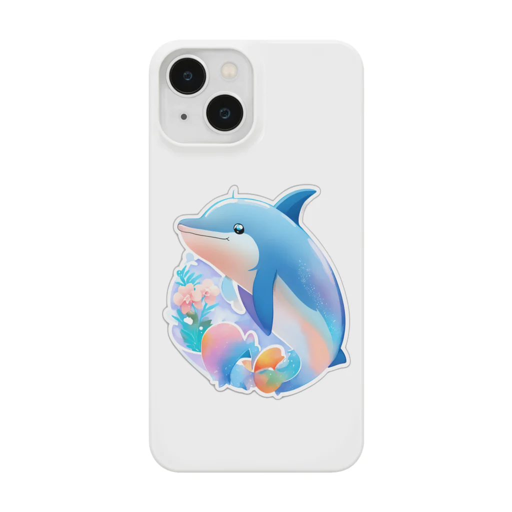 dolphineの可愛いイルカ Smartphone Case