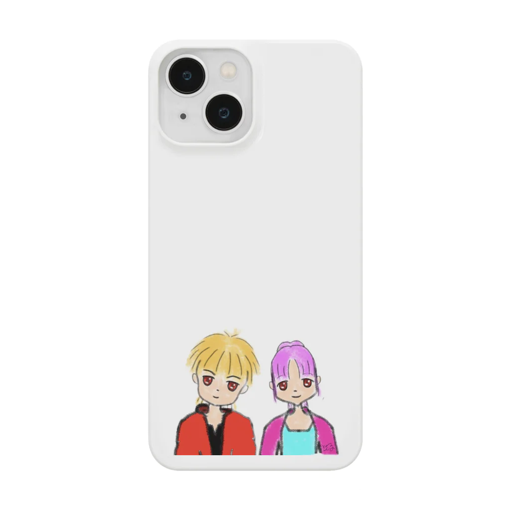 @supika_chan1のツーショットカップル Smartphone Case