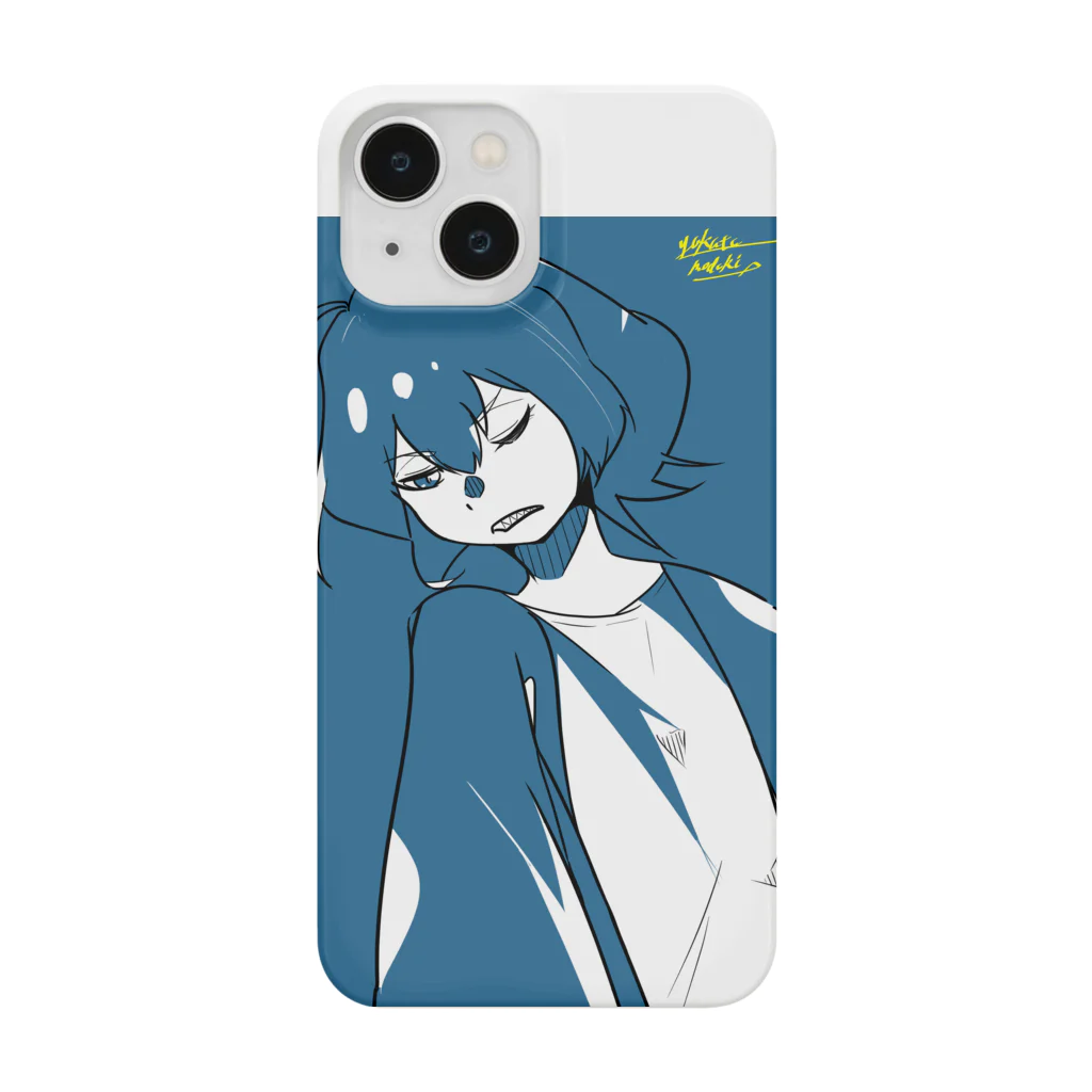 yukata_modokiのアンニュイガール Smartphone Case