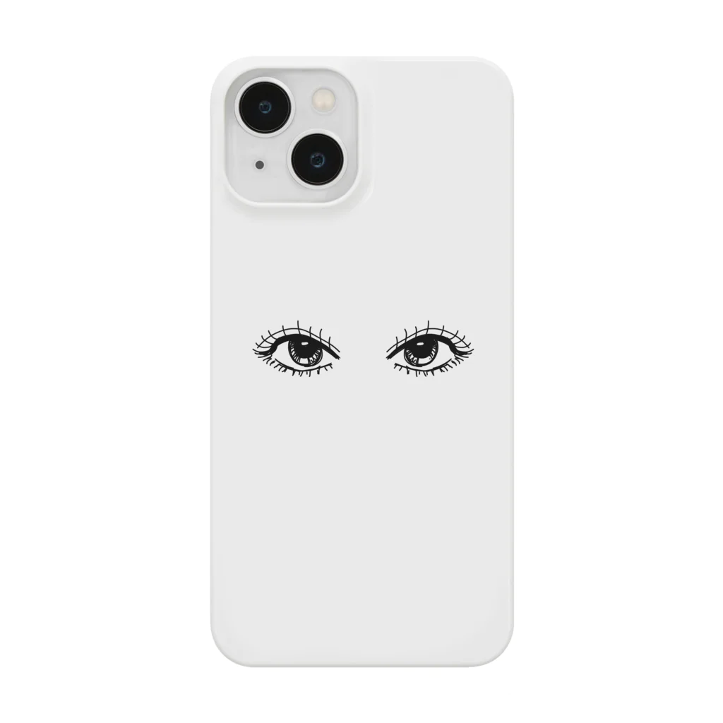 かわいいものと、ふしぎなものたちの美少女の目 Smartphone Case