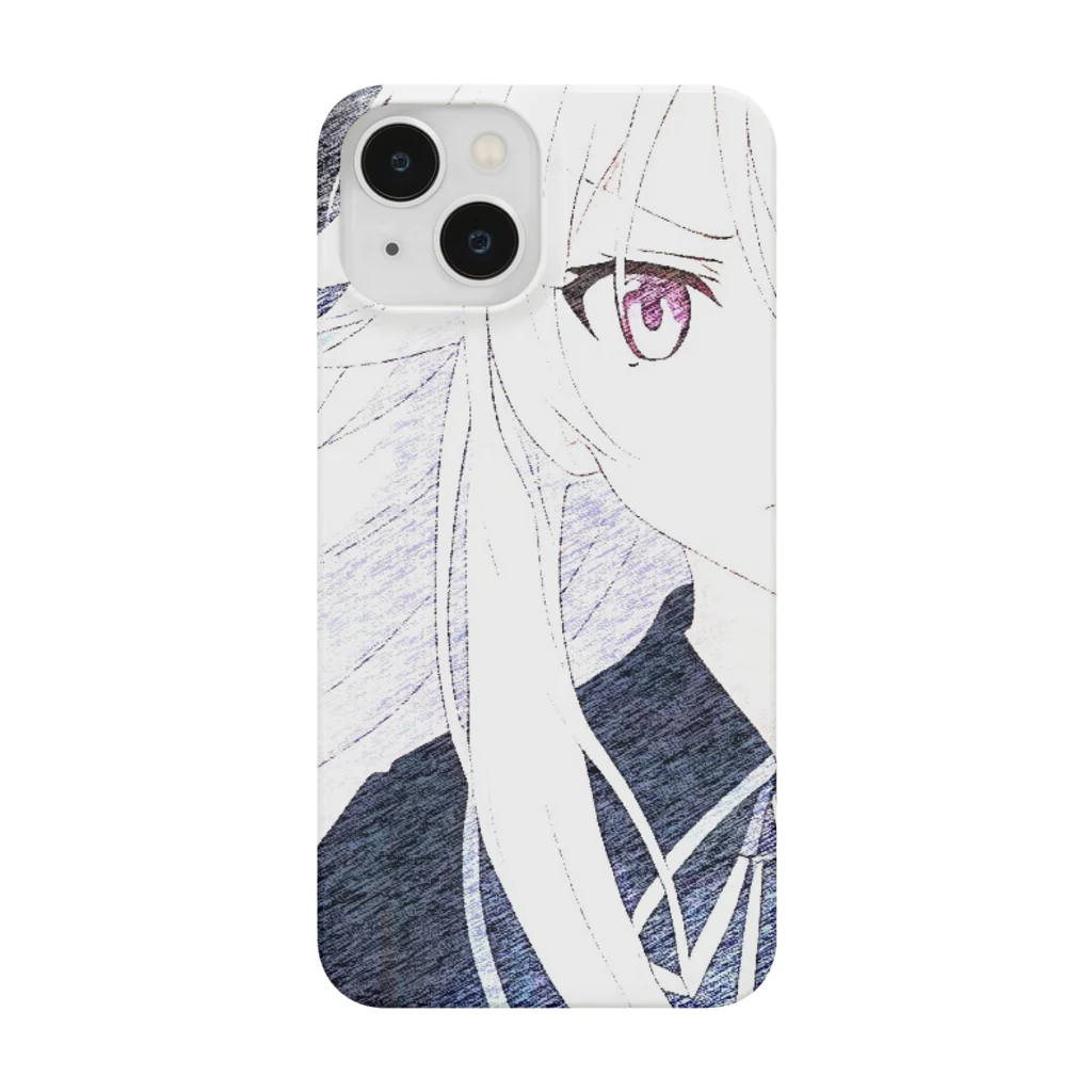 pechiko_luの銀髪女の子 Smartphone Case