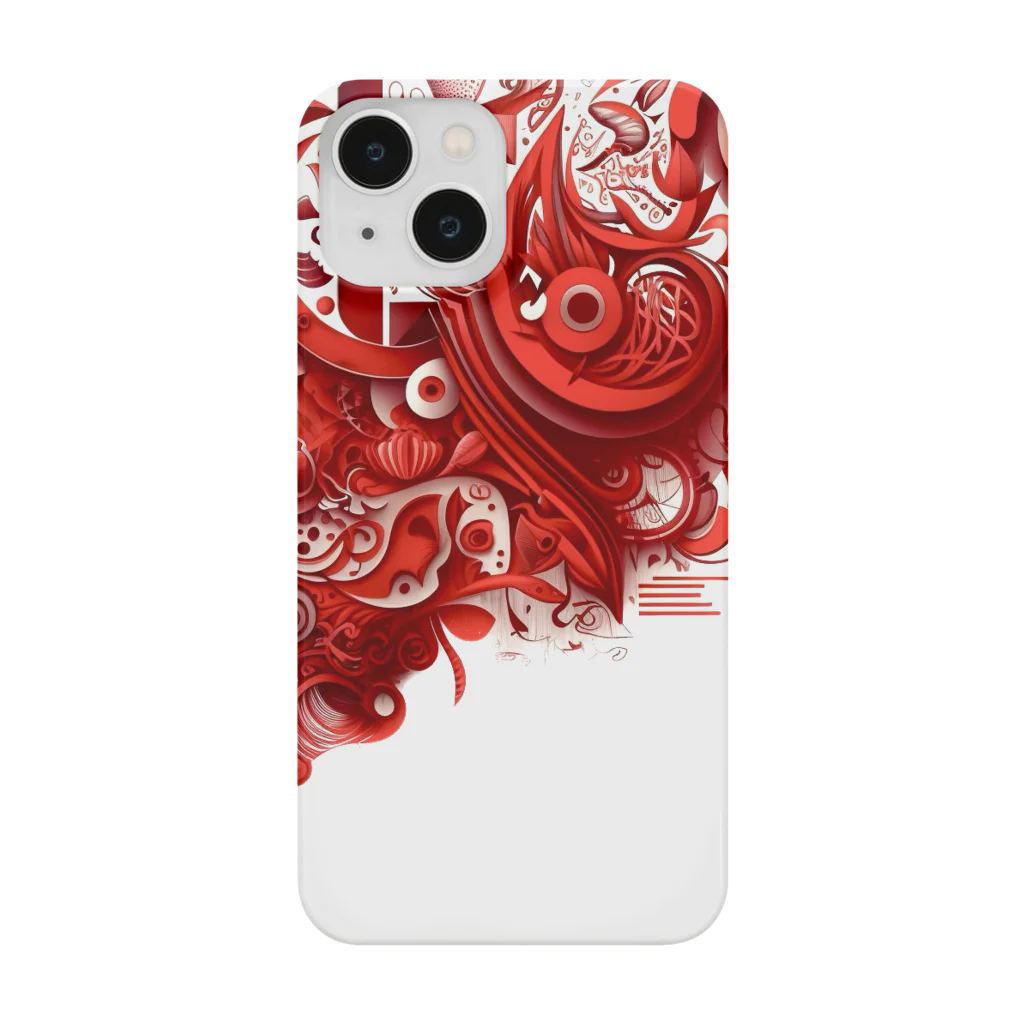 AliceDesignLab.のRed Heart #002 Smartphone Case