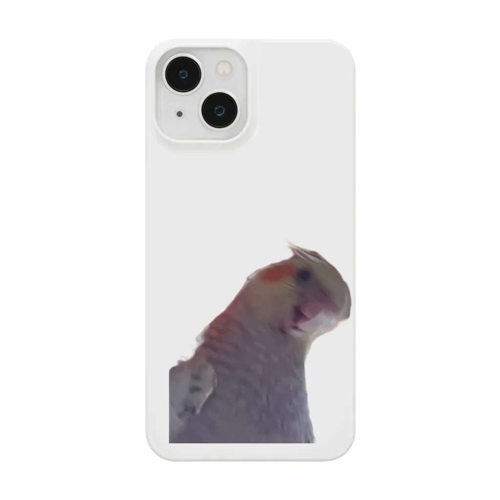 【ゆいみん】オカメインコとキノコの雑貨屋さんの荒ぶるオカメインコ Smartphone Case