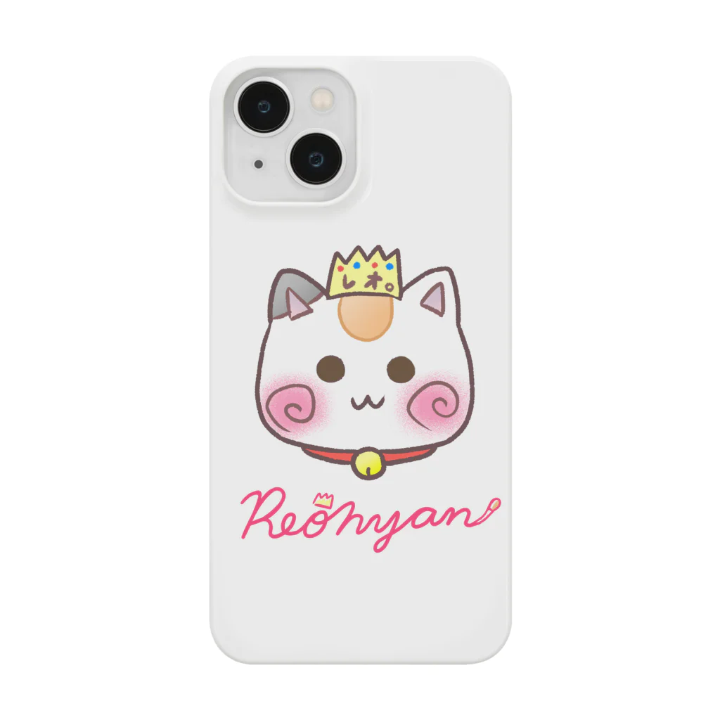 旅猫王子れぉにゃん👑😼公式(レイラ・ゆーし。)の顔だけスマホケース Smartphone Case