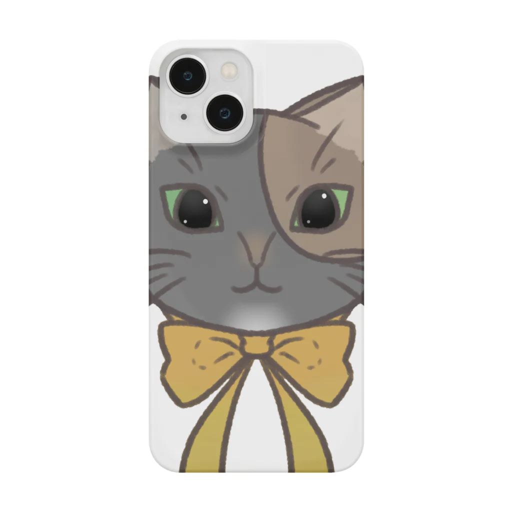 ゆきみんのショップのリボンネッコさん Smartphone Case