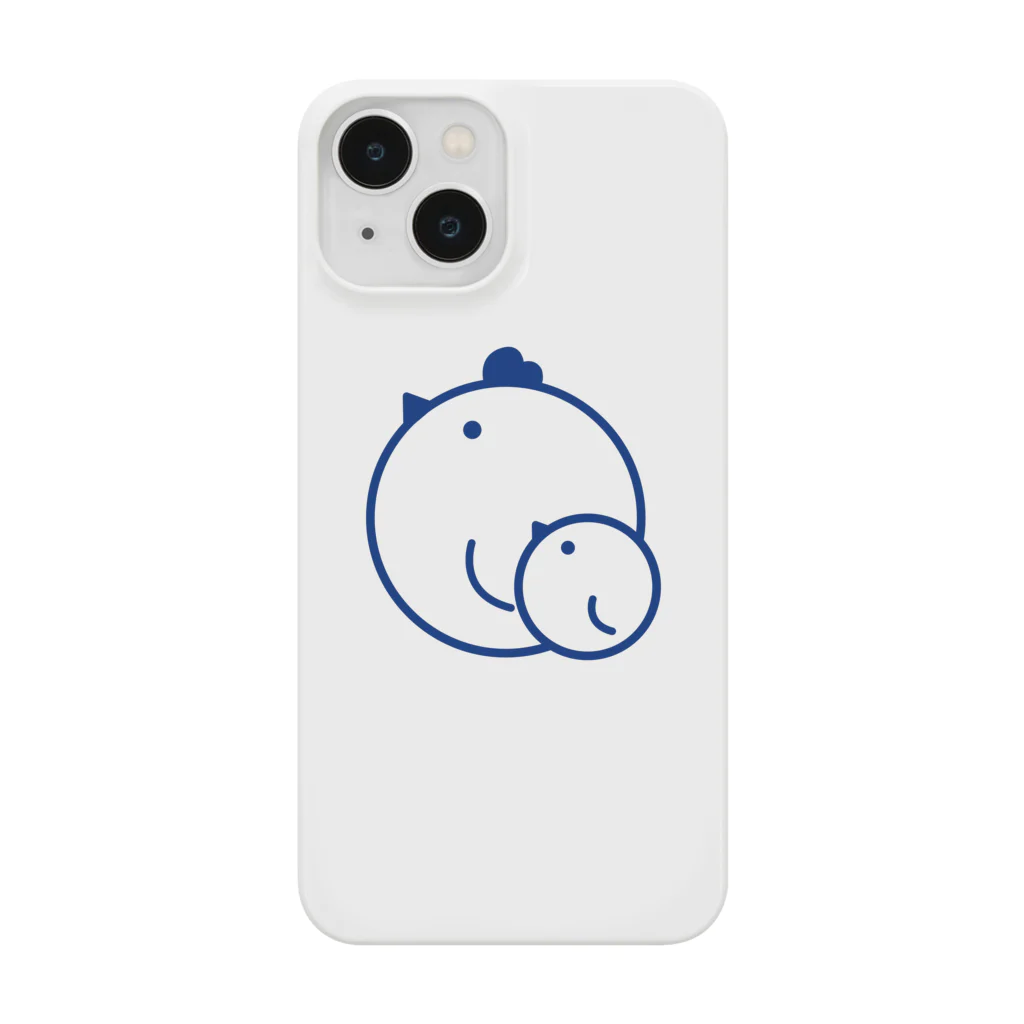 ヨロ吉の鶏とヒヨコの親子 Smartphone Case