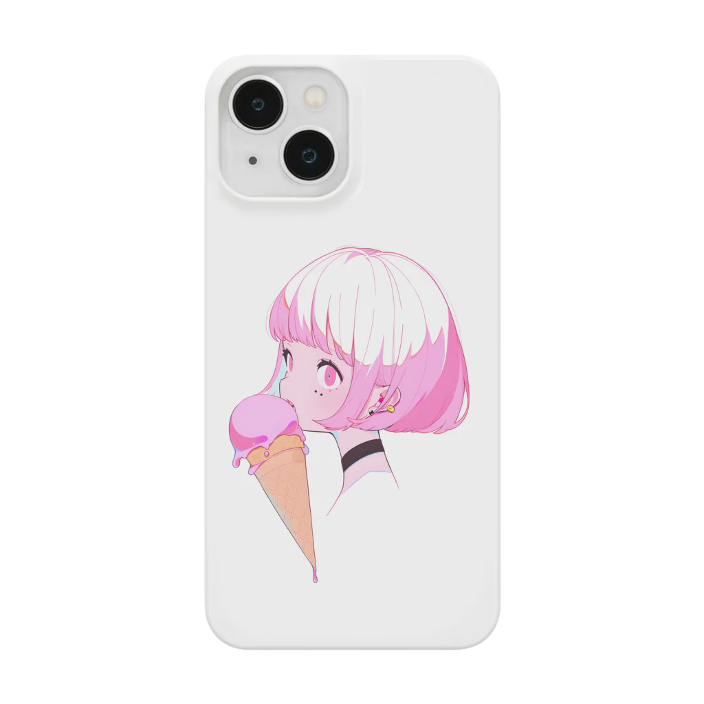 ヤバいTシャツ屋しゃんの暑い夏はアイスだ012 Smartphone Case