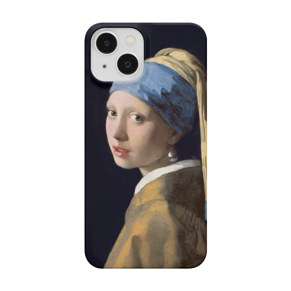 世界美術商店の真珠の耳飾りの少女 / Girl with a Pearl Earring スマホケース