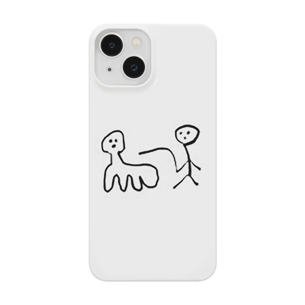 simple goodsのうまとちょうきょうし Smartphone Case