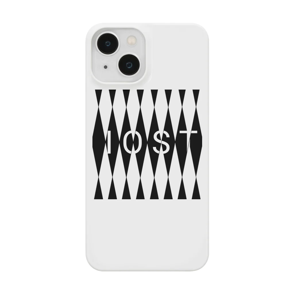 IOST_Supporter_CharityのIOSTバーサスデザイン(白黒シリーズ) Smartphone Case