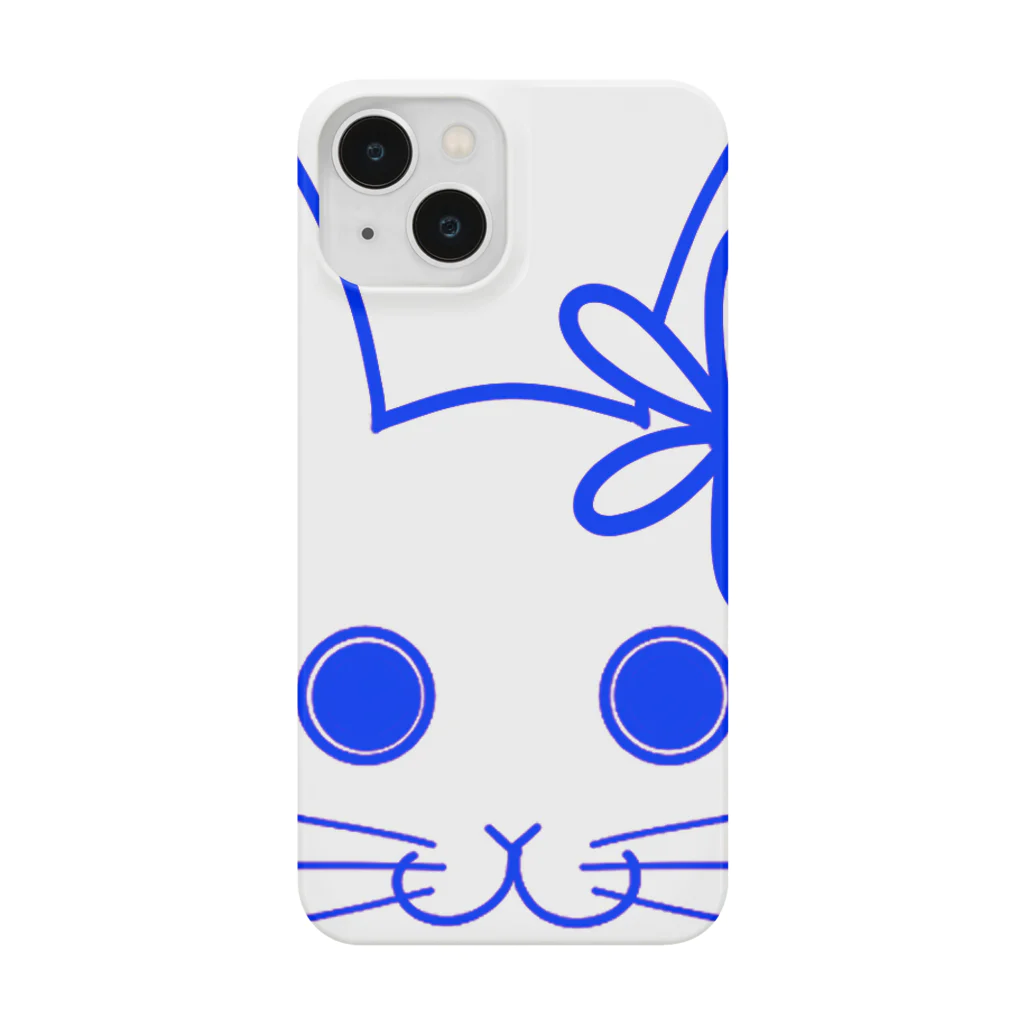 Rabbitflowerのびっくり♥らびこ♥ブルー Smartphone Case