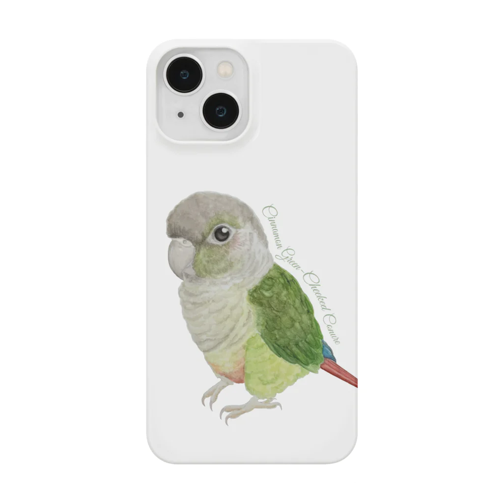 mariechan_koboの107 ウロコインコシナモン simple スマホケース