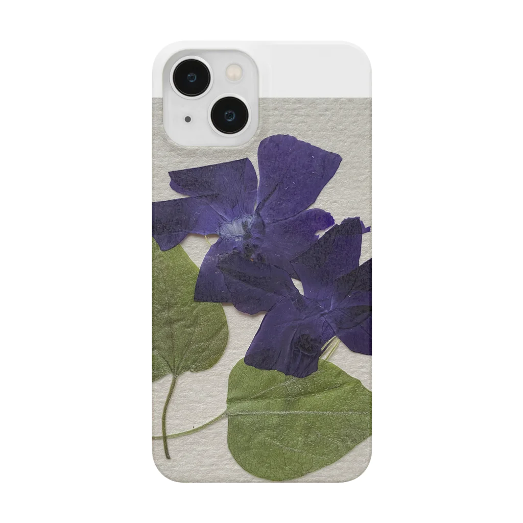 inakaen  いなか園の押し花『さんさ　しおん』 Smartphone Case