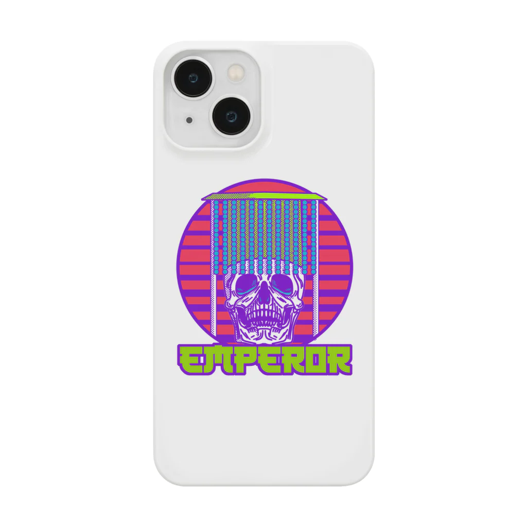 中華呪術堂（チャイナマジックホール）の【前面】skeleton emperor Smartphone Case