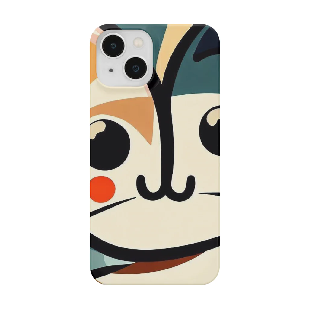 T2 Mysterious Painter's ShopのMysterious Cat Smartphone Case