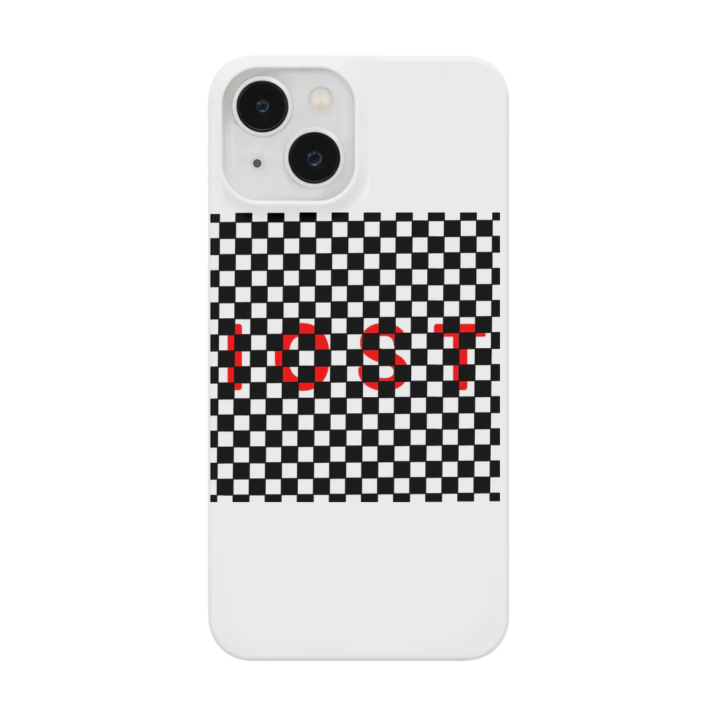 IOST_Supporter_CharityのIOSTバーサスデザイン②(市松) Smartphone Case