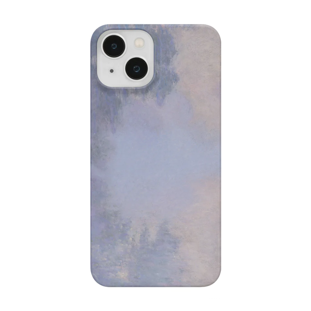 世界美術商店のジヴェルニー近郊のセーヌ川支流(霧) / Branch of the Seine near Giverny (Mist) Smartphone Case