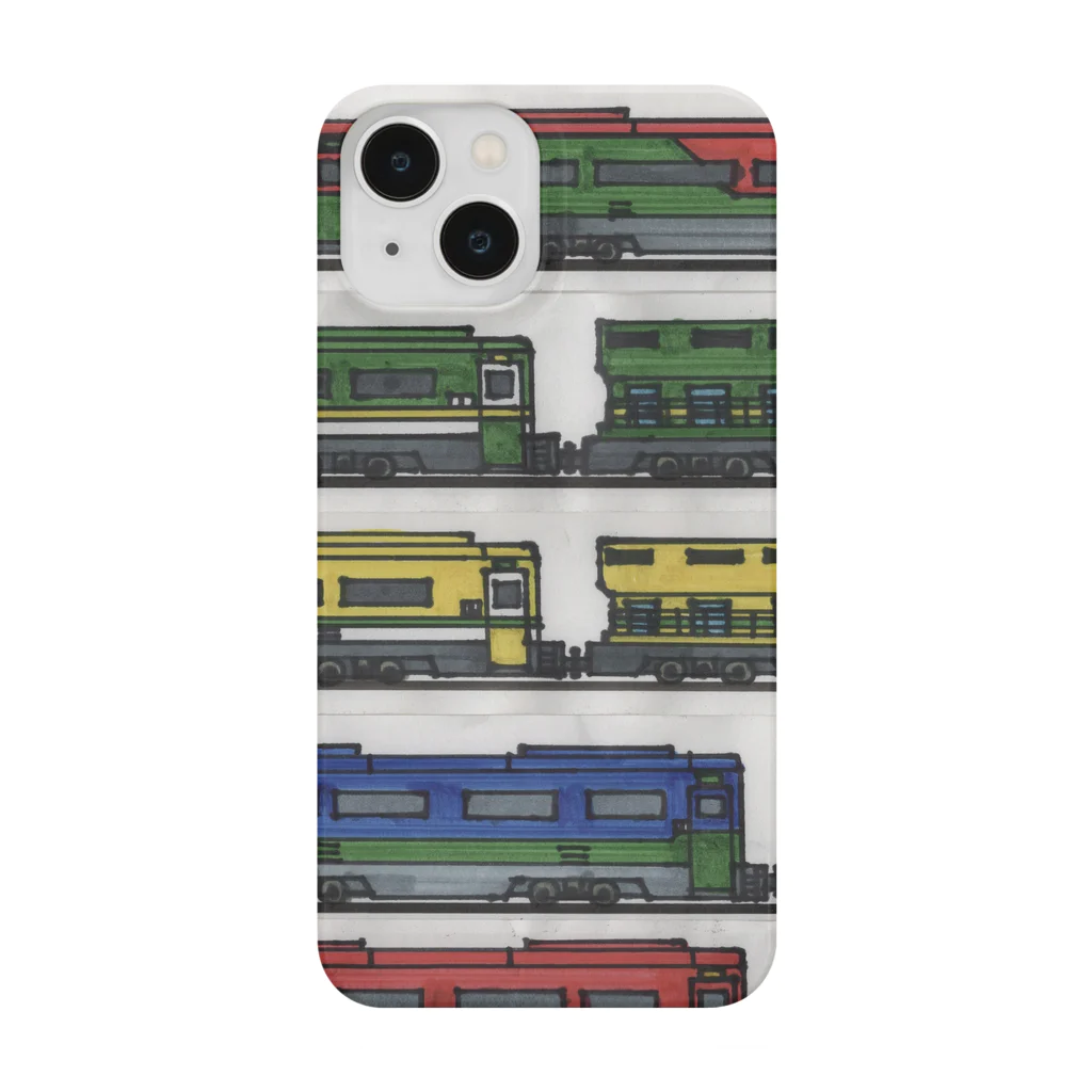 kankan63のカラフルディーゼル機関車 Smartphone Case