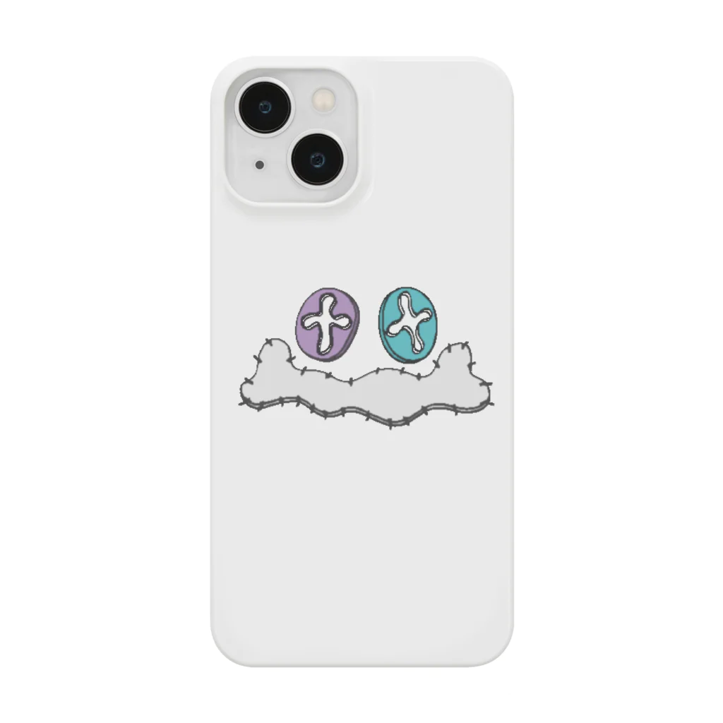 OzUのFleaky Smiley🧫 Smartphone Case