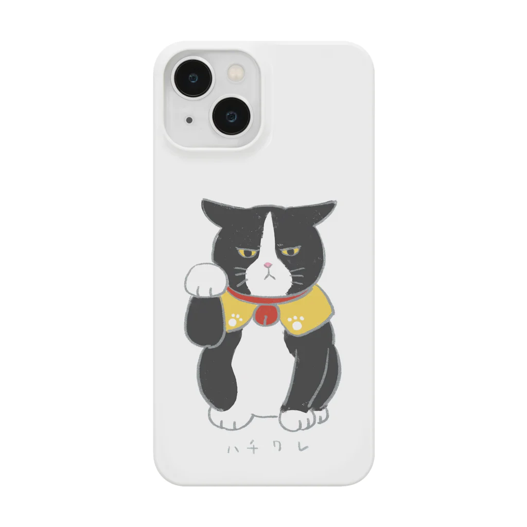 招き猫工房のハチワレおこ招きにゃん Smartphone Case