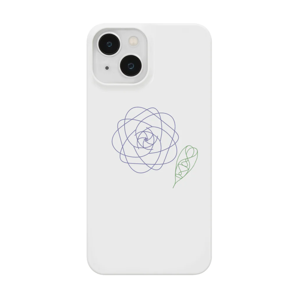 Glass Gardenの青い薔薇 Smartphone Case