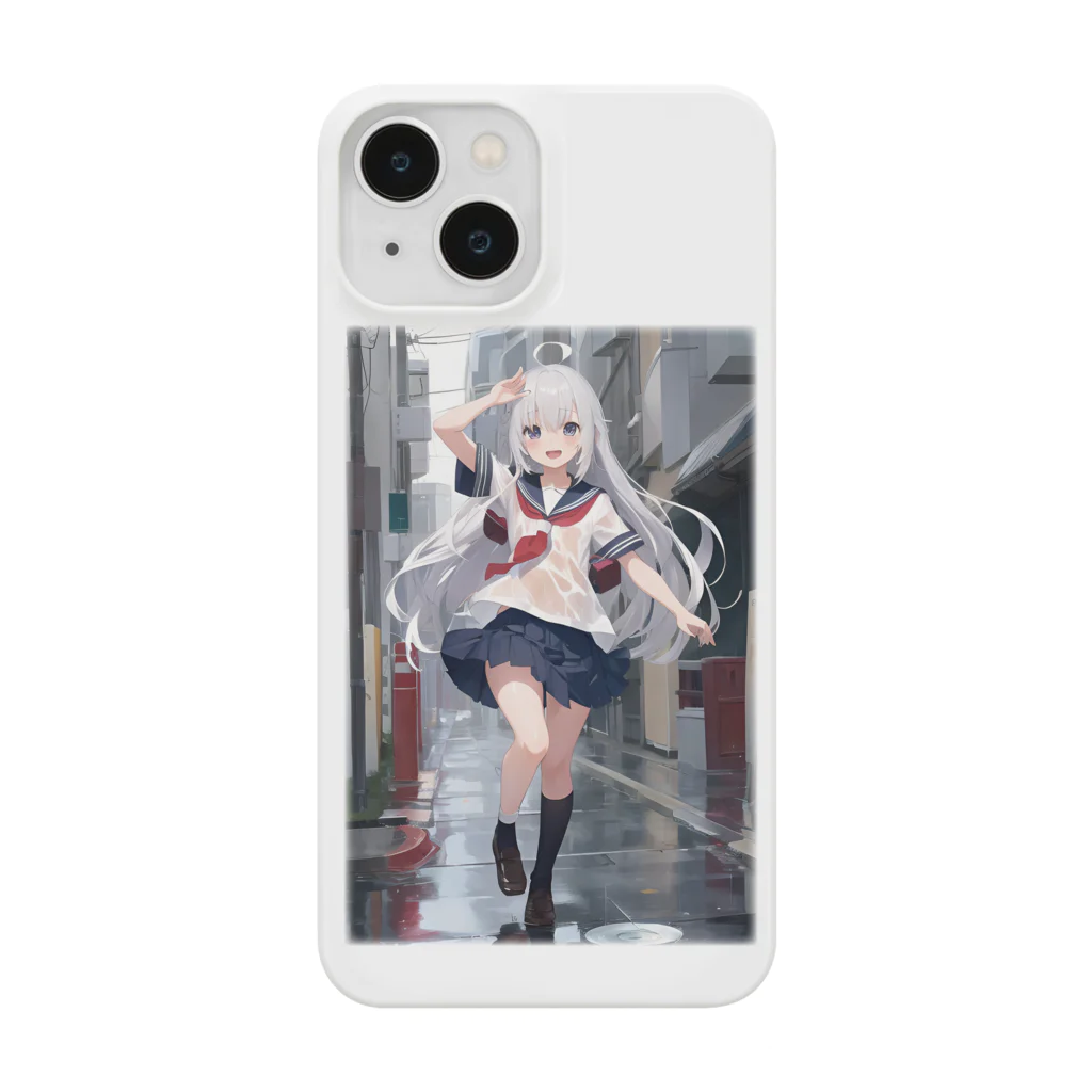 KAZAHANAの雨上がりの少女 Smartphone Case