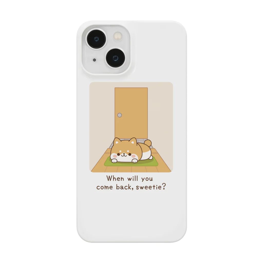 DECORのわんわんず お留守番 ver. iPhone Smartphone Case