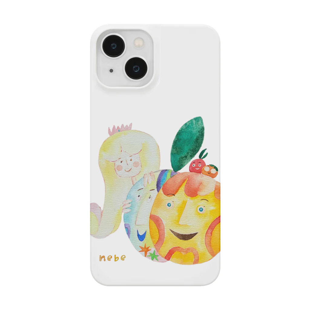 nebeグッズの桃姫とトマト達 Smartphone Case