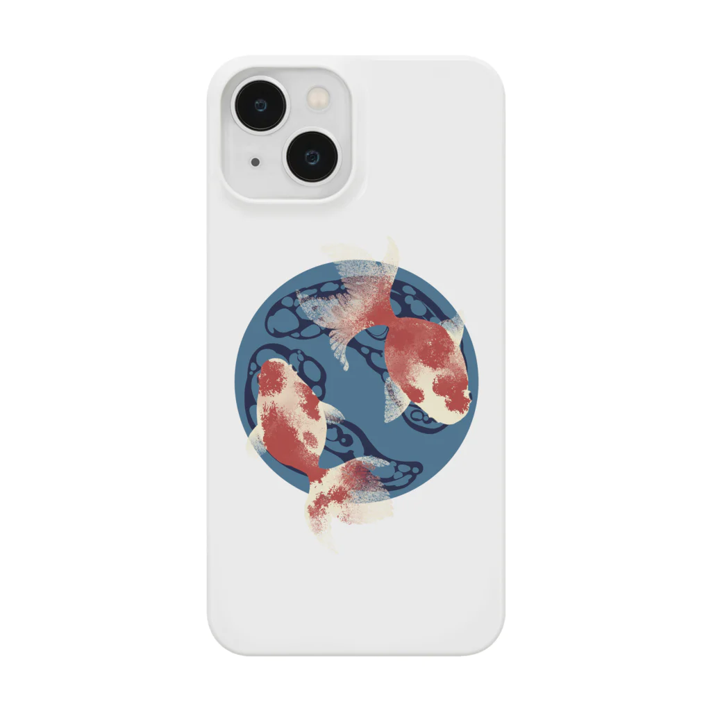 asa_shankoの輪になって泳ぐ金魚たち Smartphone Case