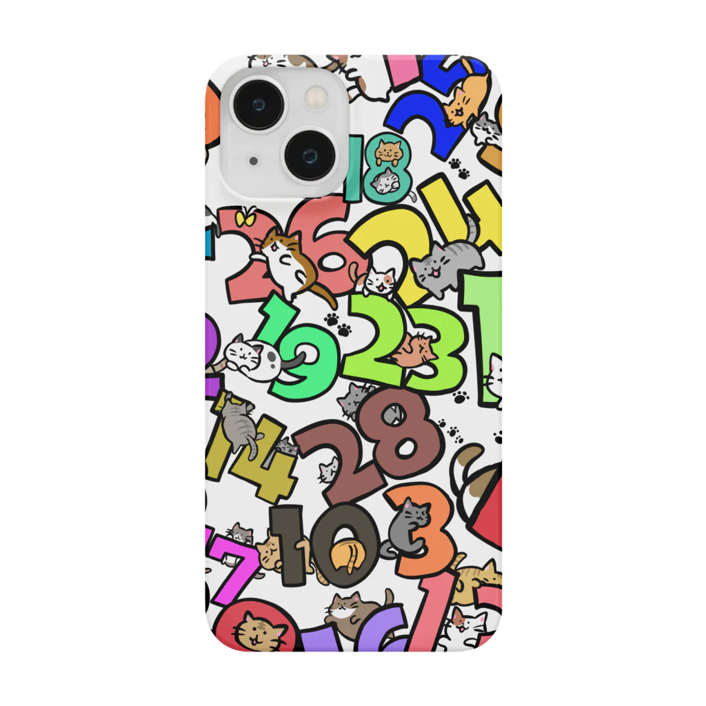 エリンギ論のナンバーキャット Smartphone Case