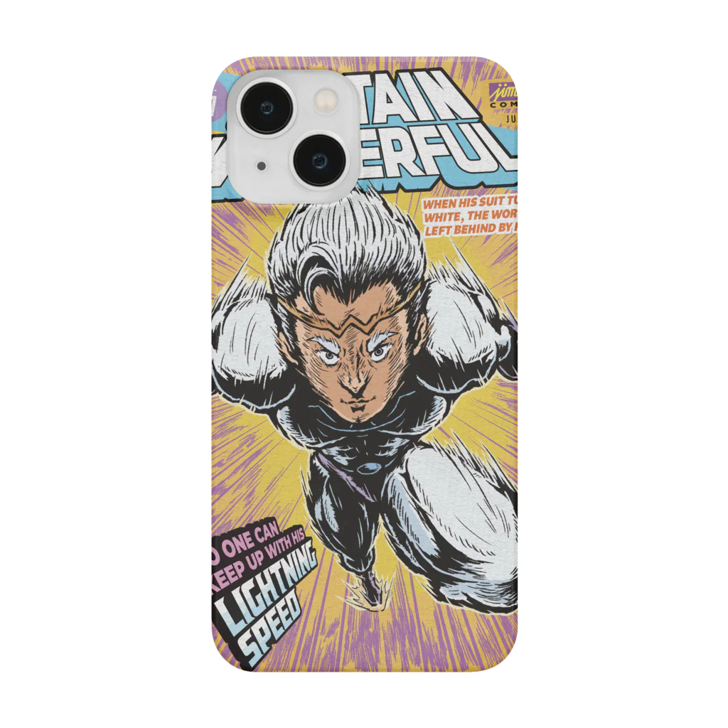 jimmy COMICSのキャプテンワンダフル comic cover LIGHTNING Smartphone Case