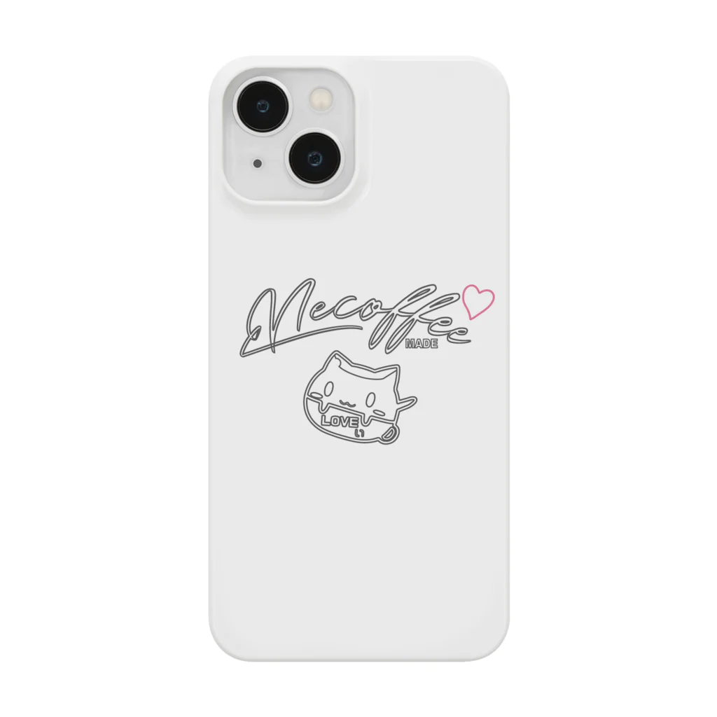 necoffeeのTシャツペット　ネコーヒーLOVEぃちゃん❤️ Smartphone Case