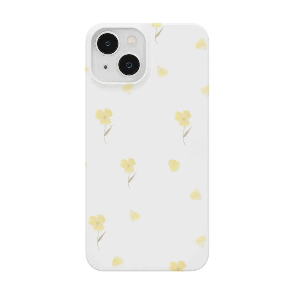 sugar pastelのボタニカルフラワー✿黄色い花 Smartphone Case