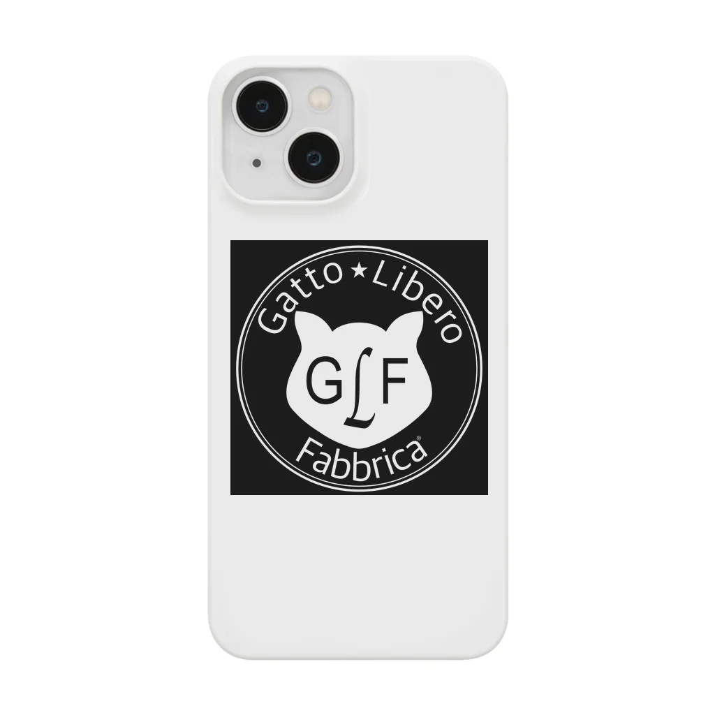 GattoLibero_FabbricaのGattoLiber Fabbricaマルロゴ Smartphone Case