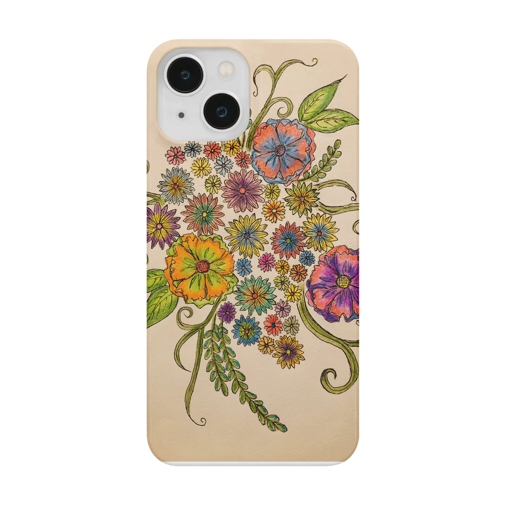 suuのカラフルな花 Smartphone Case