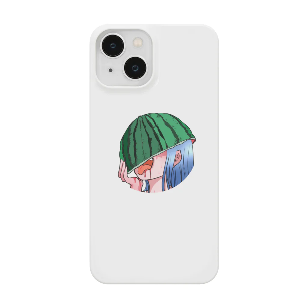 お魅せやさんの恐怖！スイカ女 Smartphone Case