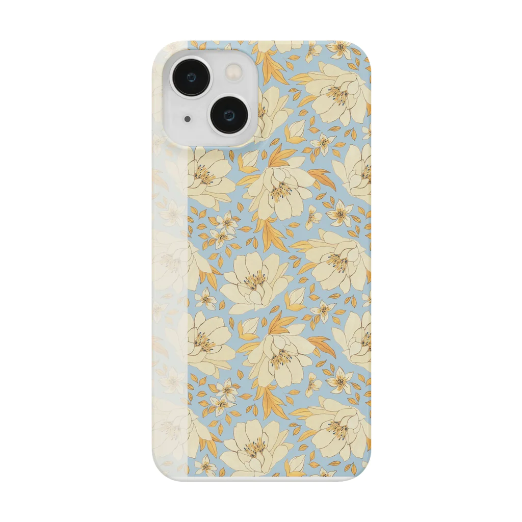 ぱんぱかぱんしゃのレトロなお花 Smartphone Case