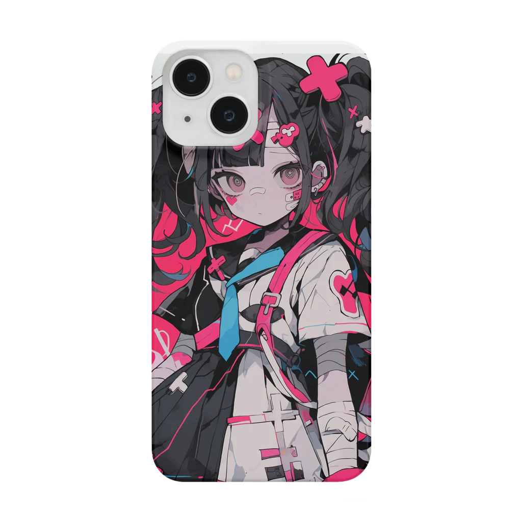 狐の不思議な道具屋の病み少女スマホケース Smartphone Case