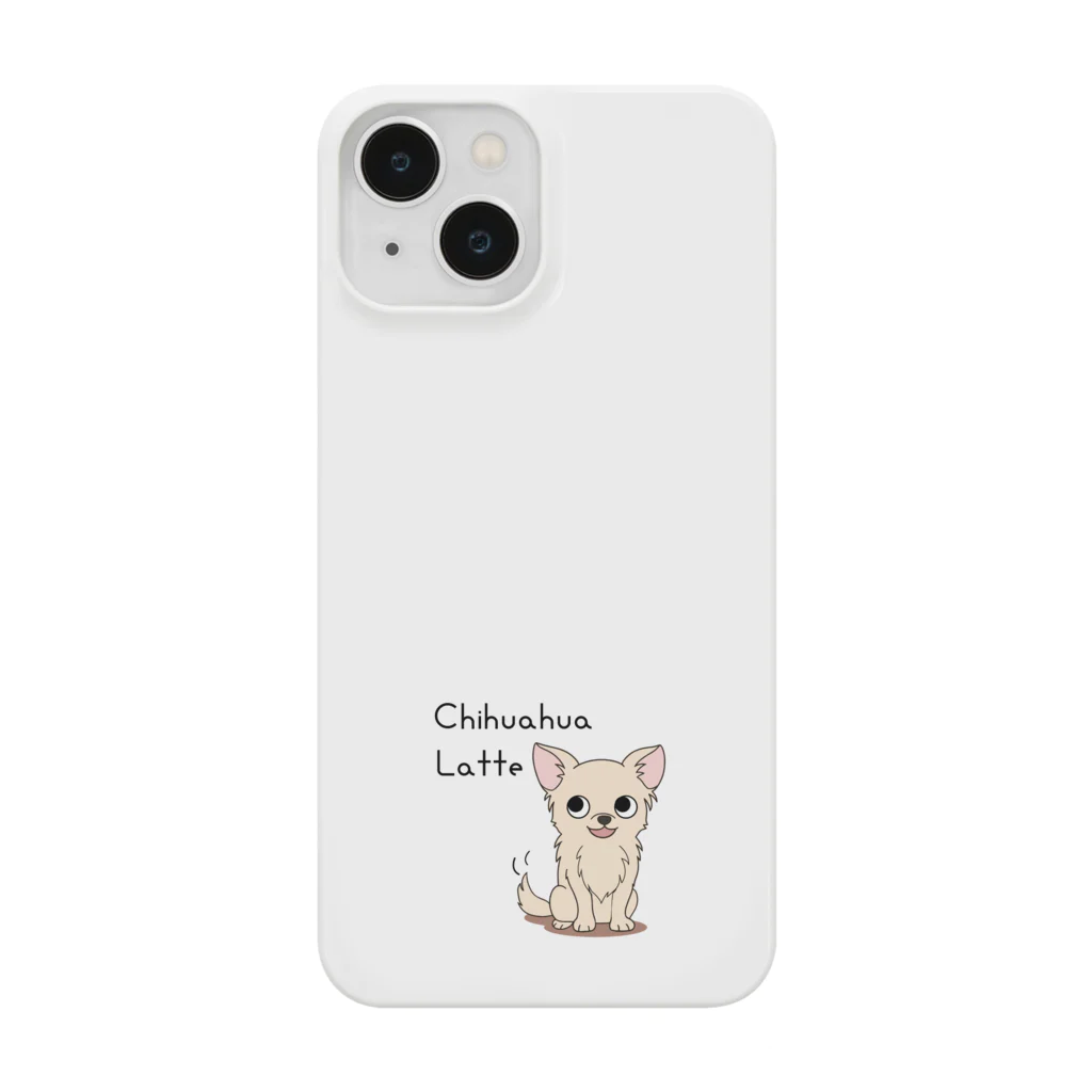 Bordercollie Streetのch-latte-2 Smartphone Case