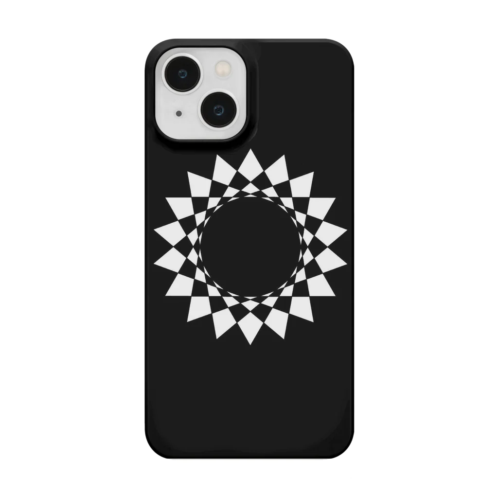 OMK-liberalismのブラックスマホケース Smartphone Case